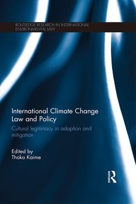 International Climate Change Law and Policy - 