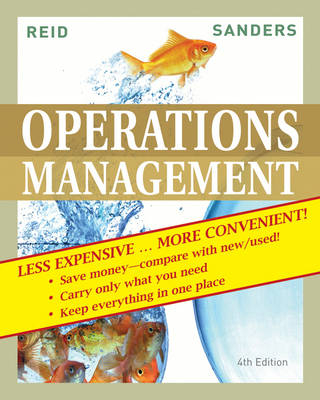 Operations Management, Binder Ready Version - R Dan Reid, Nada R Sanders