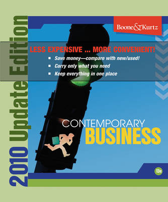 Contemporary Business 13th Edition 2011 Update Binder Ready Version - Louis E Boone, David L Kurtz