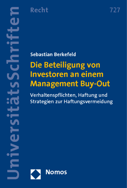 Die Beteiligung von Investoren an einem Management Buy-Out - Sebastian Berkefeld