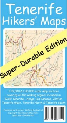 Tenerife Hikers' Maps Super-Durable Edition - David Brawn