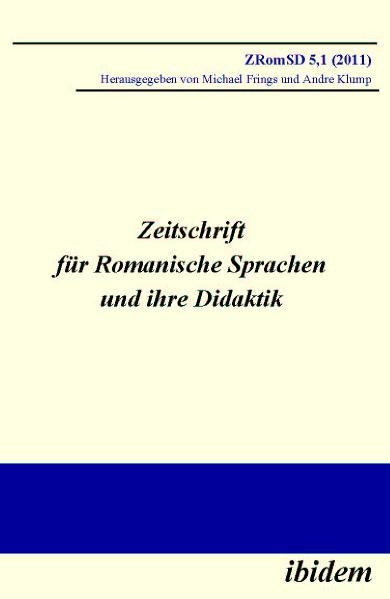 Zeitschrift für Romanische Sprachen und ihre Didaktik - 