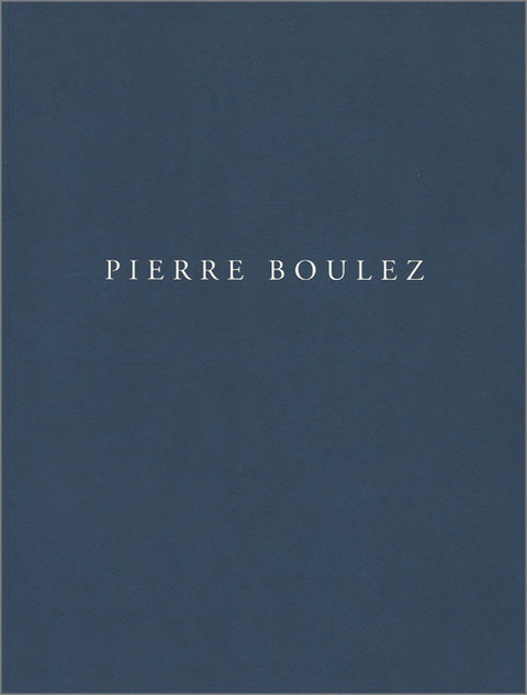 Pensieri per Pierre Boulez - 