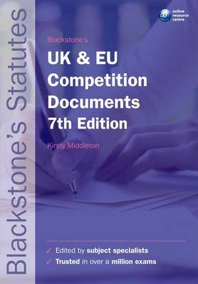 Blackstone's UK and EU Competition Documents - 