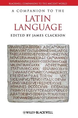 A Companion to the Latin Language - 