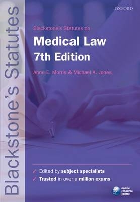 Blackstone's Statutes on Medical Law - 