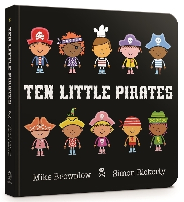 Ten Little Pirates Board Book - Mike Brownlow