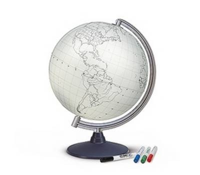 Blank White Globe