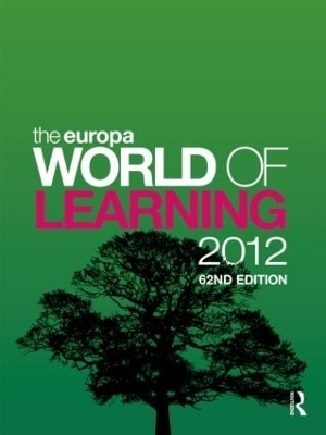 The Europa World of Learning 2012 - 