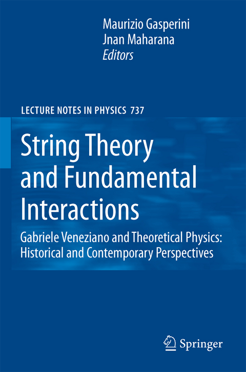 String Theory and Fundamental Interactions - 