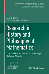 Research in History and Philosophy of Mathematics - 