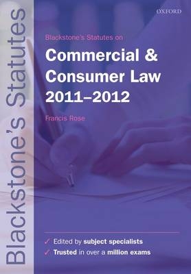 Blackstone's Statutes on Commercial and Consumer Law - 