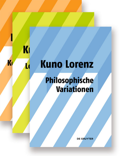 [Set Gesammelte Aufsätze, 3 Bde.] - Kuno Lorenz