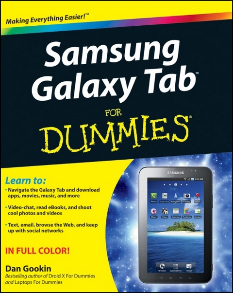 Samsung Galaxy Tab For Dummies - Dan Gookin