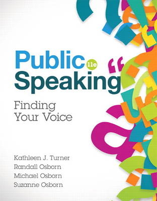 Public Speaking - Kathleen J. Turner, Randall Osborn, Michael Osborn, Suzanne Osborn