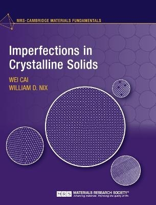 Imperfections in Crystalline Solids - Wei Cai, William D. Nix