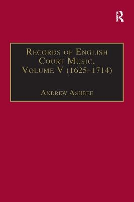 Records of English Court Music - 