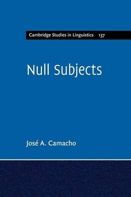 Null Subjects - José A. Camacho