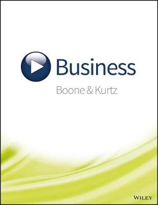 Business, 1e WileyPlus Print Companion - Louis E. Boone, David L. Kurtz