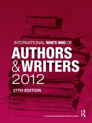 International Who's Who of Authors and Writers 2012 - 