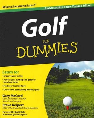 Golf for Dummies, Australian and New Zealand Edition - Gary McCord, Steve Keipert