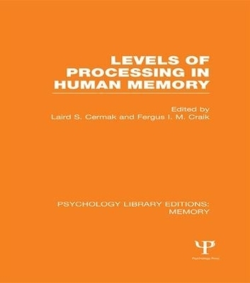 Levels of Processing in Human Memory (PLE: Memory) - 