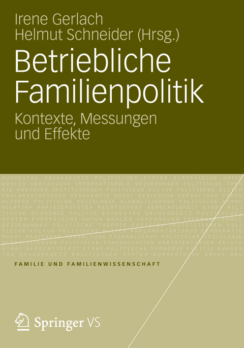 Betriebliche Familienpolitik - 