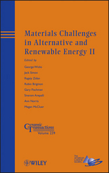 Materials Challenges in Alternative and Renewable Energy II - 