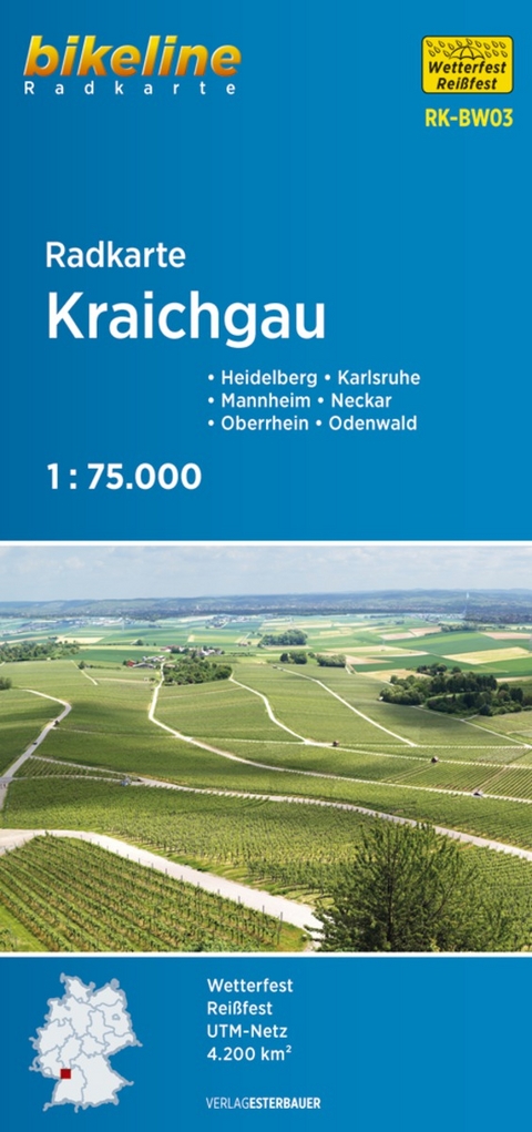 Radkarte Kraichgau (RK-BW03) - 