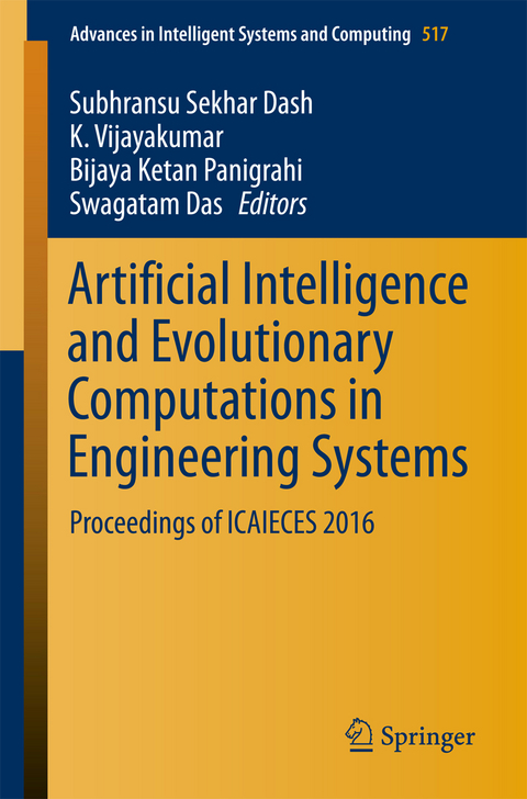 Artificial Intelligence and Evolutionary Computations in Engineering Systems - 