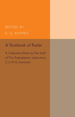 A Textbook of Radar - E. G. Bowen