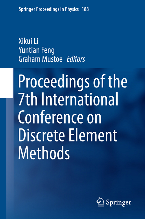 Proceedings of the 7th International Conference on Discrete Element Methods - 