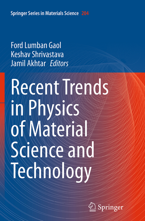 Recent Trends in Physics of Material Science and Technology - 