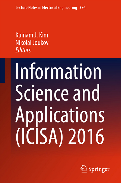 Information Science and Applications (ICISA) 2016 - 