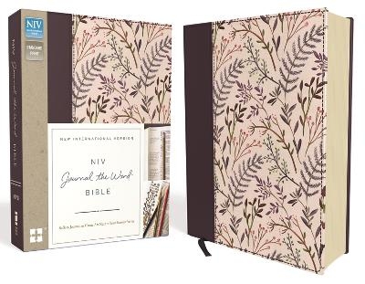 NIV, Journal the Word Bible, Cloth over Board, Pink Floral -  Zondervan