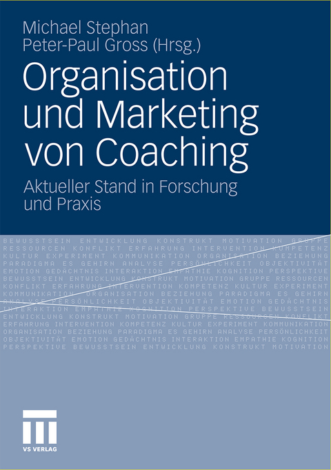 Organisation und Marketing von Coaching - 