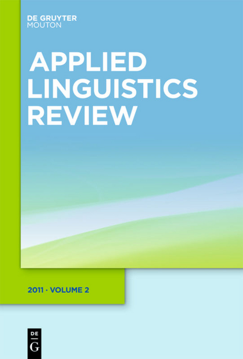 Applied Linguistics Review / Applied Linguistics Review. 2011 2 - 