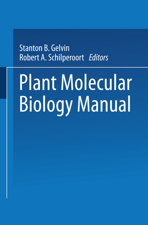 Plant Molecular Biology Manual - 