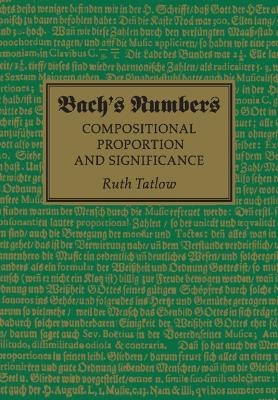 Bach's Numbers - Ruth Tatlow