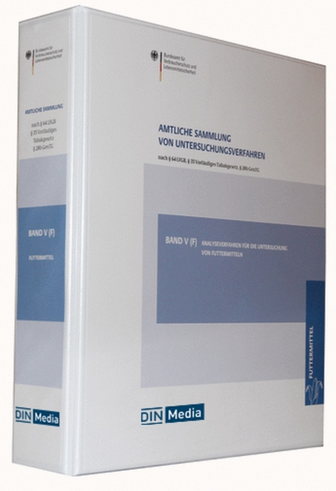 Amtliche Sammlung von Untersuchungsverfahren nach § 64 LFGB, § 38 TabakerzG, § 28b GenTG