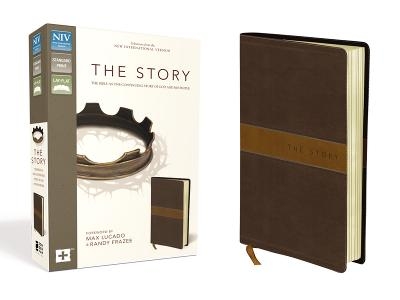 NIV, The Story, Leathersoft, Brown/Tan