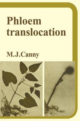 Phloem Translocation - M. J. Canny