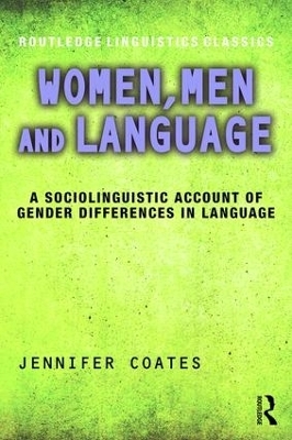 Women, Men and Language - Jennifer Coates