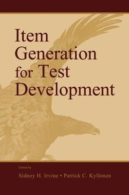 Item Generation for Test Development - 