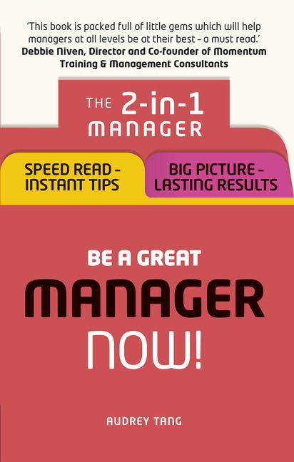 Be a Great Manager – Now! - Audrey Tang