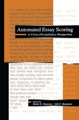 Automated Essay Scoring - 