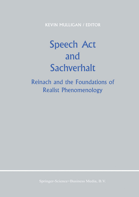 Speech Act and Sachverhalt - 