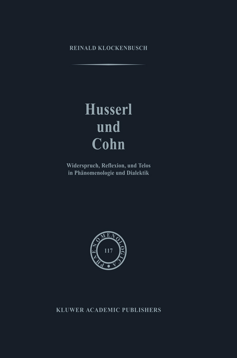 Husserl und Cohn - R. Klockenbusch