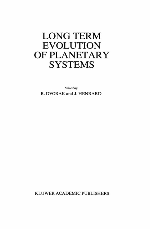Long Term Evolution of Planetary Systems - 