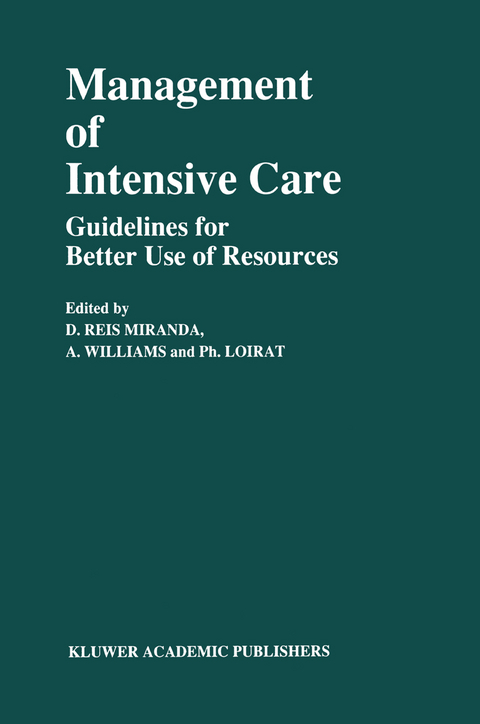 Management of Intensive Care - 